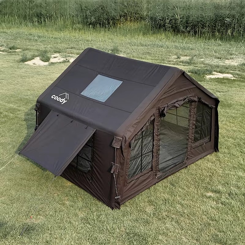 Outdoor Camping Direct - YTYIN Coody 8.0 エアーテント-ブラック 3～6人用 工場直送