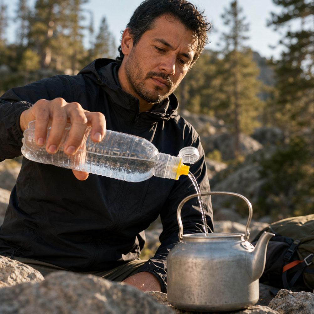 Outdoor Camping Direct - キャンプサバイバルハイキング用直接飲用浄水器 スポーツカバー付き 緊急用浄水器 アウトドアポータブル浄水器