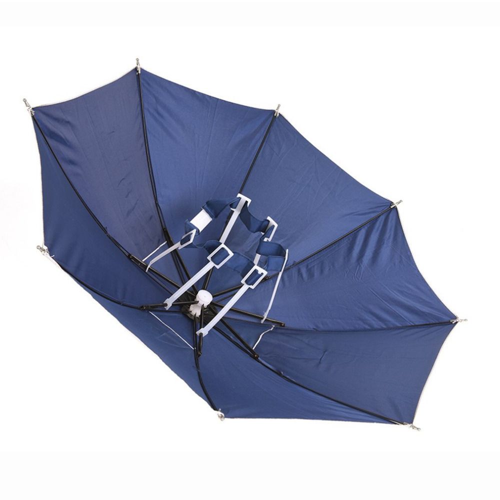 Outdoor Camping Umbrella - 屋外キャンプ用日よけ折りたたみ式携帯防水雨よけ釣り用キャップ傘帽子日傘