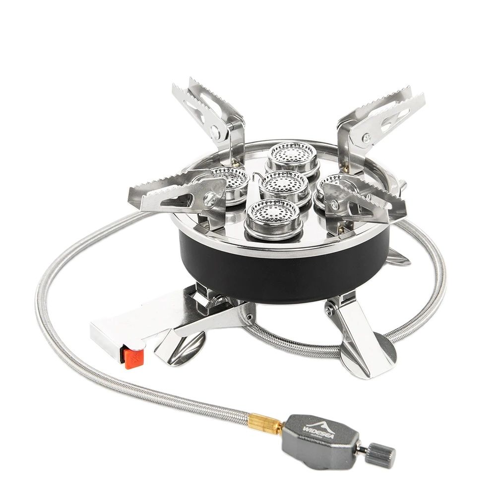 Outdoor Camping Sink - Widesea キャンプ 5in1 ガスストーブ屋外ビッグパワーバーナーポータブル折りたたみ炉ピクニック用品調理ハイキング用品