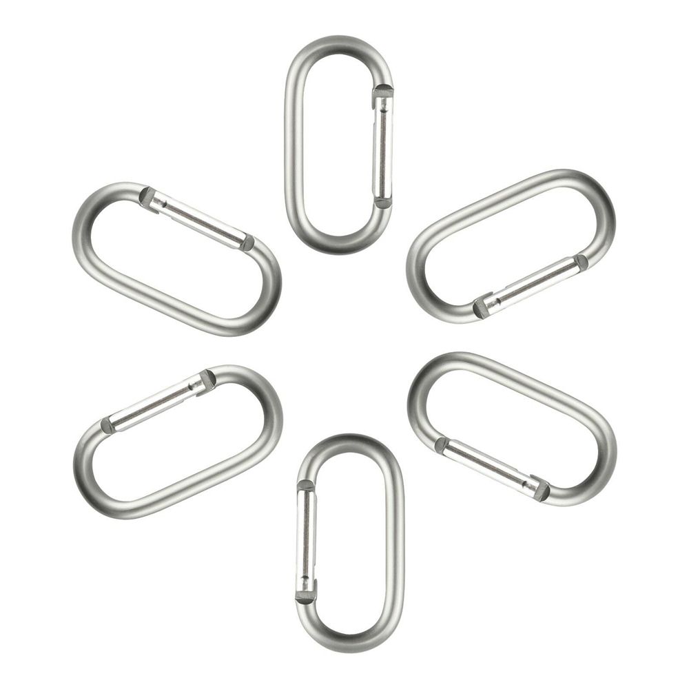 Outdoor Camping Essential Gear - カラビナアルミニウム合金カラビナ、キャンプ用品、サバイバル機器、登山、トラベルキット、2/5/10個