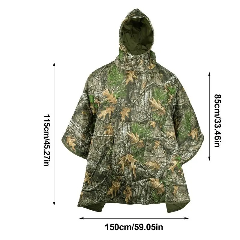 屋外キャンプケープ寝袋冬用ウェアラブルマントブランケットソフ - Outdoor Camping Blanket のレビューと価格