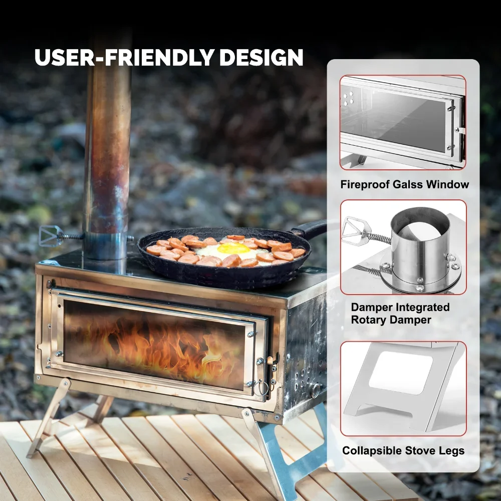キャンプ用木製ストーブ,ポータブル,折りたたみ式,二次低音, - Outdoor Camping Sink のレビューと価格