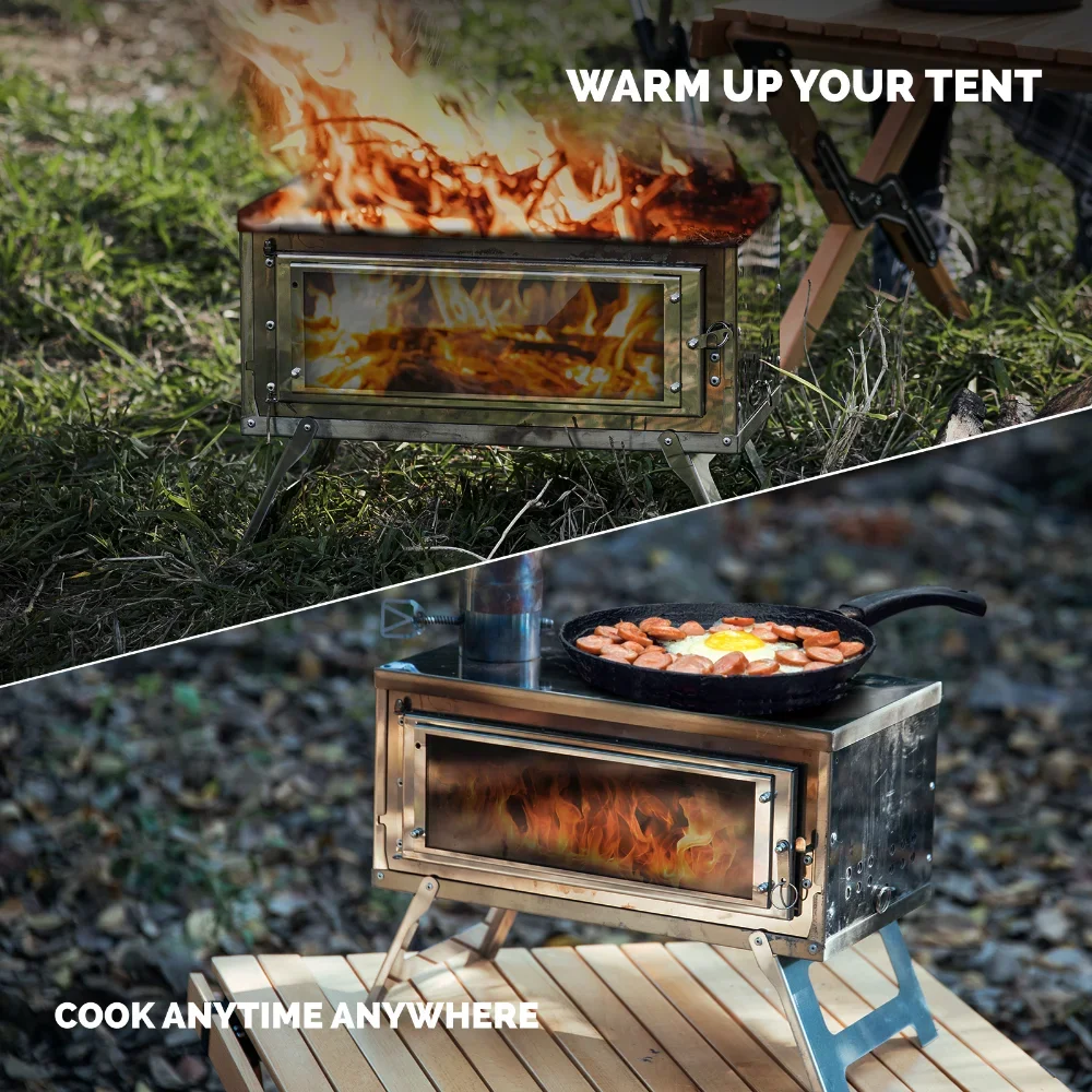 キャンプ用木製ストーブ,ポータブル,折りたたみ式,二次低音, - Outdoor Camping Sink のレビューと価格