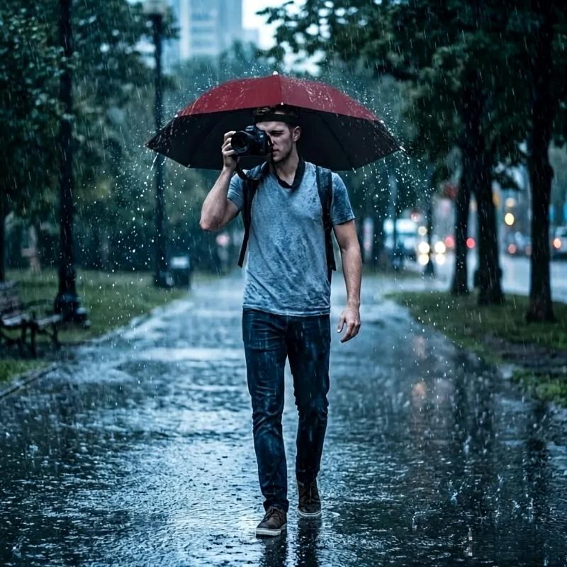 UVカット防水折りたたみ傘帽子ハンズフリーヘッドシェード屋外 - Outdoor Camping Umbrella のレビューと価格