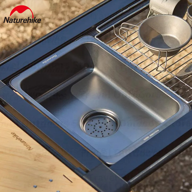 Naturehike 洗濯シンク ステンレス鋼 屋外調理器具 - Outdoor Camping Sink のレビューと価格