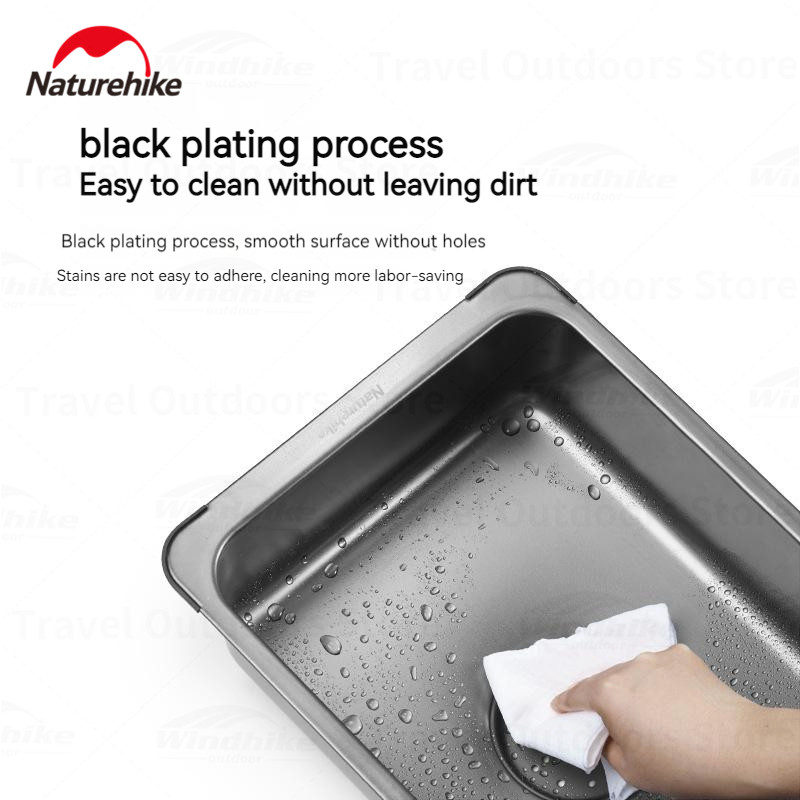 Naturehike 洗濯シンク ステンレス鋼 屋外調理器具 - Outdoor Camping Sink のレビューと価格