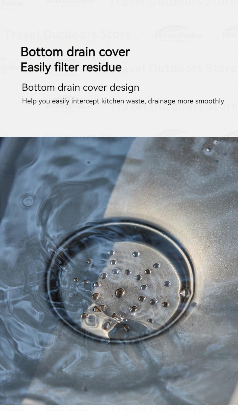 Naturehike 洗濯シンク ステンレス鋼 屋外調理器具 - Outdoor Camping Sink のレビューと価格