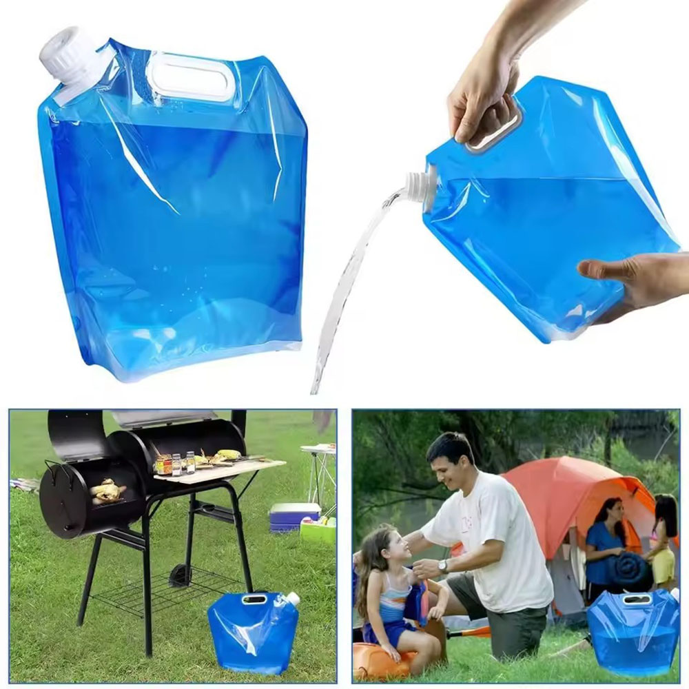 ポータブル5L/10L/15L屋外折りたたみ式携帯用水袋キャ - Outdoor Camping Direct のレビューと価格