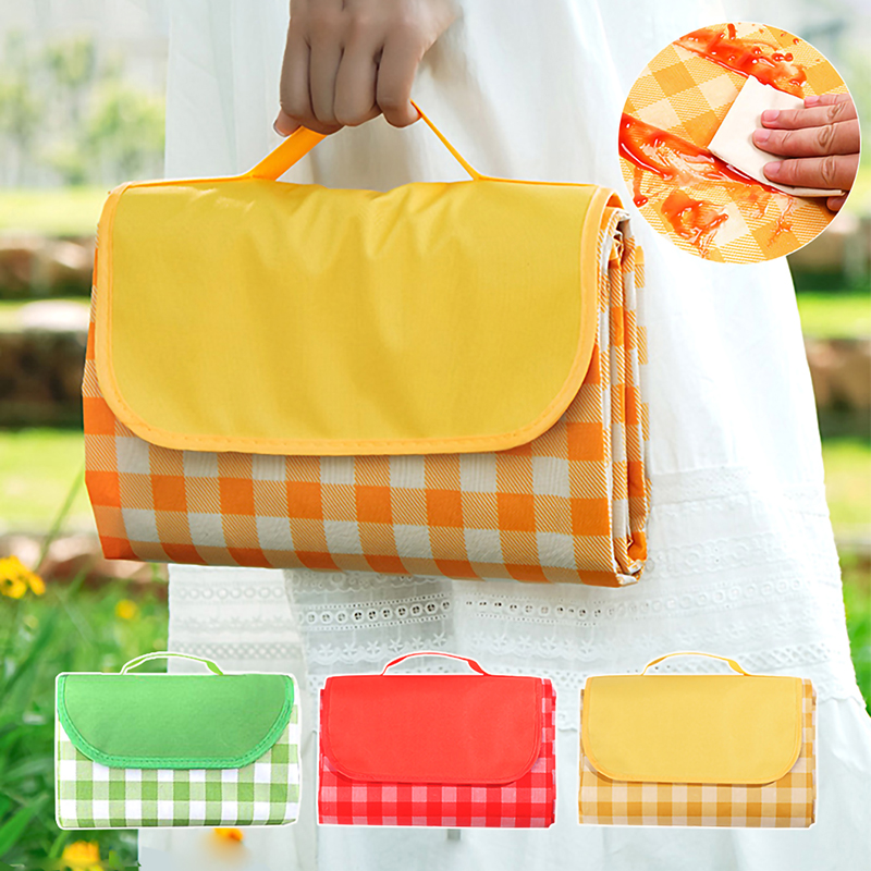 ポータブル不織布ピクニックマット、厚手、折りたたみ式、砂、ビ - Outdoor Camping Blanket のレビューと価格