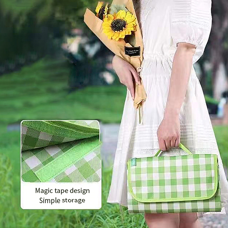 ポータブル不織布ピクニックマット、厚手、折りたたみ式、砂、ビ - Outdoor Camping Blanket のレビューと価格