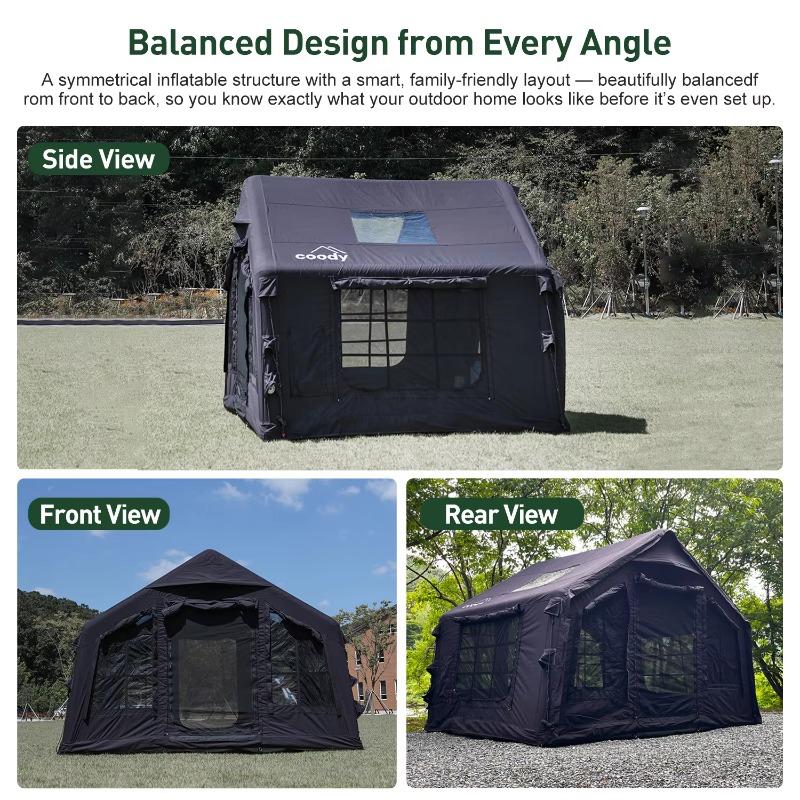 YTYIN Coody 8.0 エアーテント-ブラック 3～ - Outdoor Camping Direct のレビューと価格