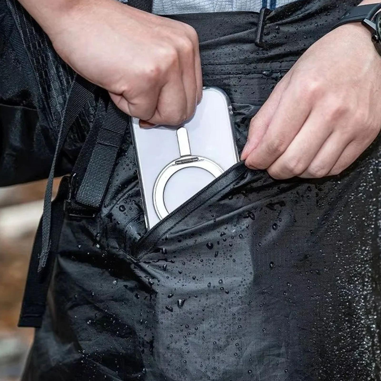 軽量で収納可能な防水レインスカート、半身用レインポンチョ、キ - Camping Rain Poncho のレビューと価格