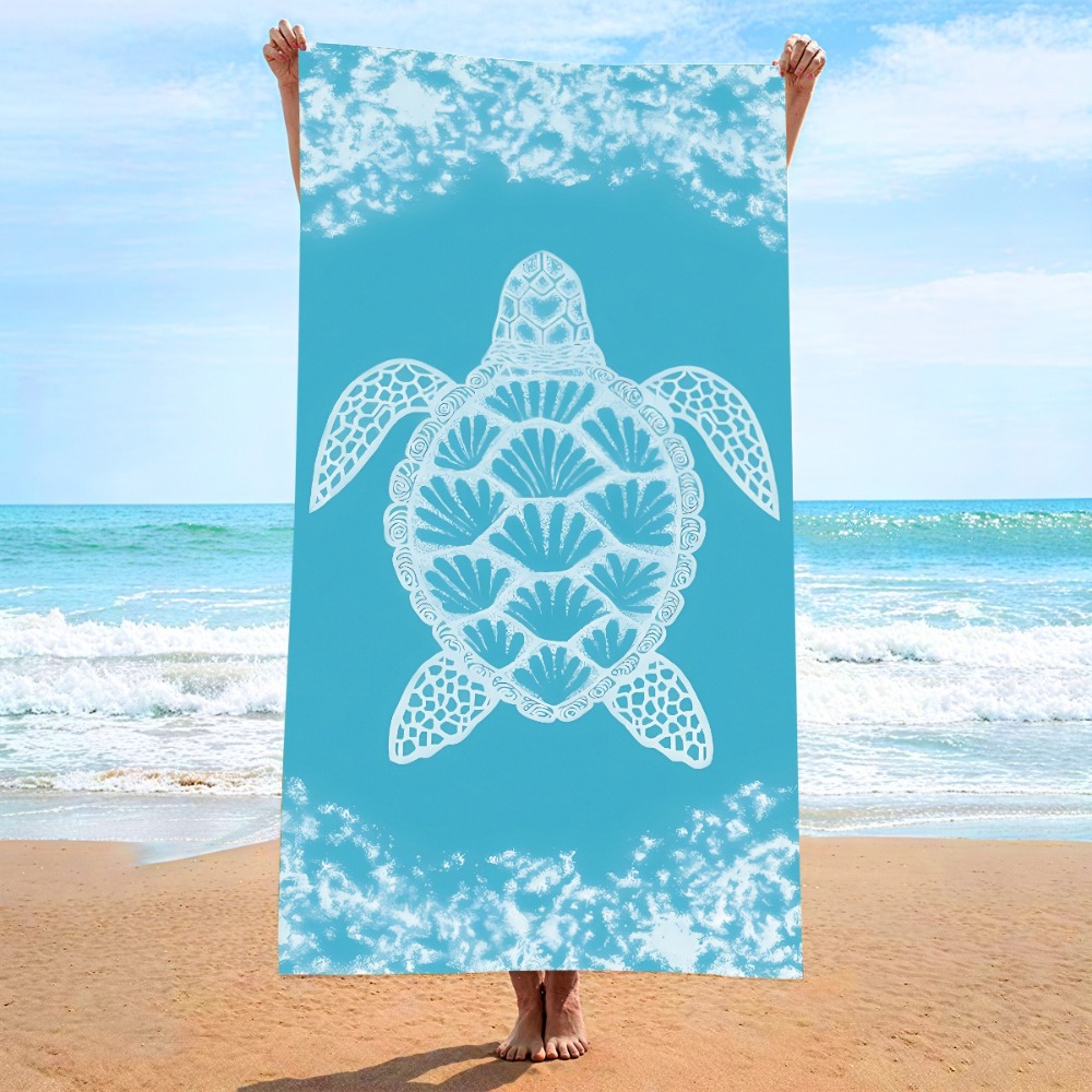 27.5x55インチ ブルーオーシャン クラゲ バスタオル  - Outdoor Camping Blanket のレビューと価格