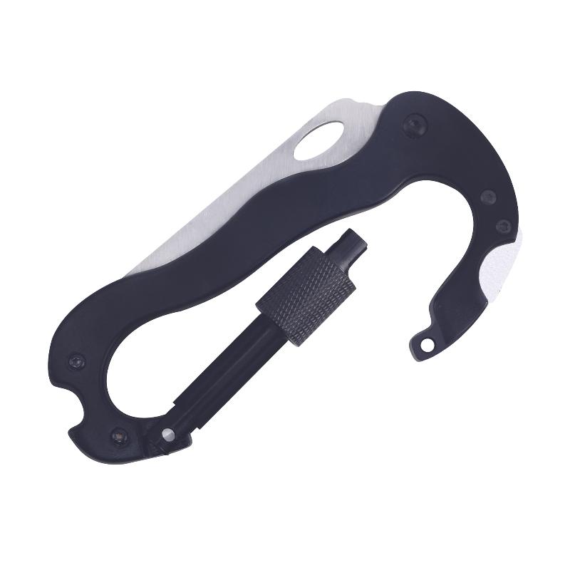 新しい 5-in-1 多機能カラビナ クイックリリース クリ - Outdoor Camping Essential Gear のレビューと価格