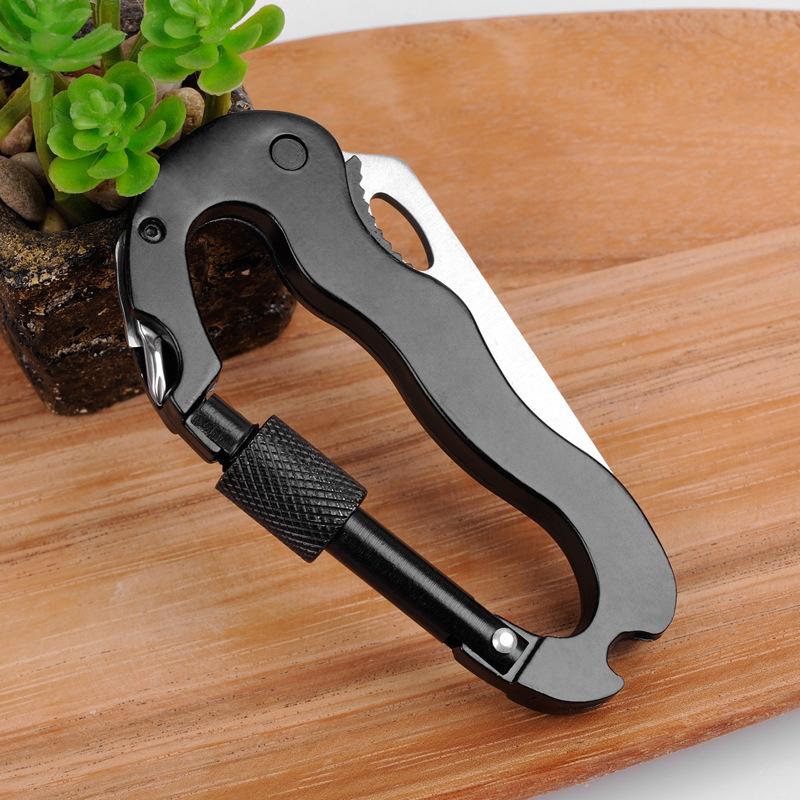 新しい 5-in-1 多機能カラビナ クイックリリース クリ - Outdoor Camping Essential Gear のレビューと価格