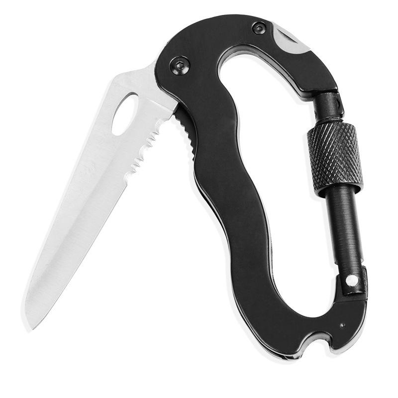 新しい 5-in-1 多機能カラビナ クイックリリース クリ - Outdoor Camping Essential Gear のレビューと価格