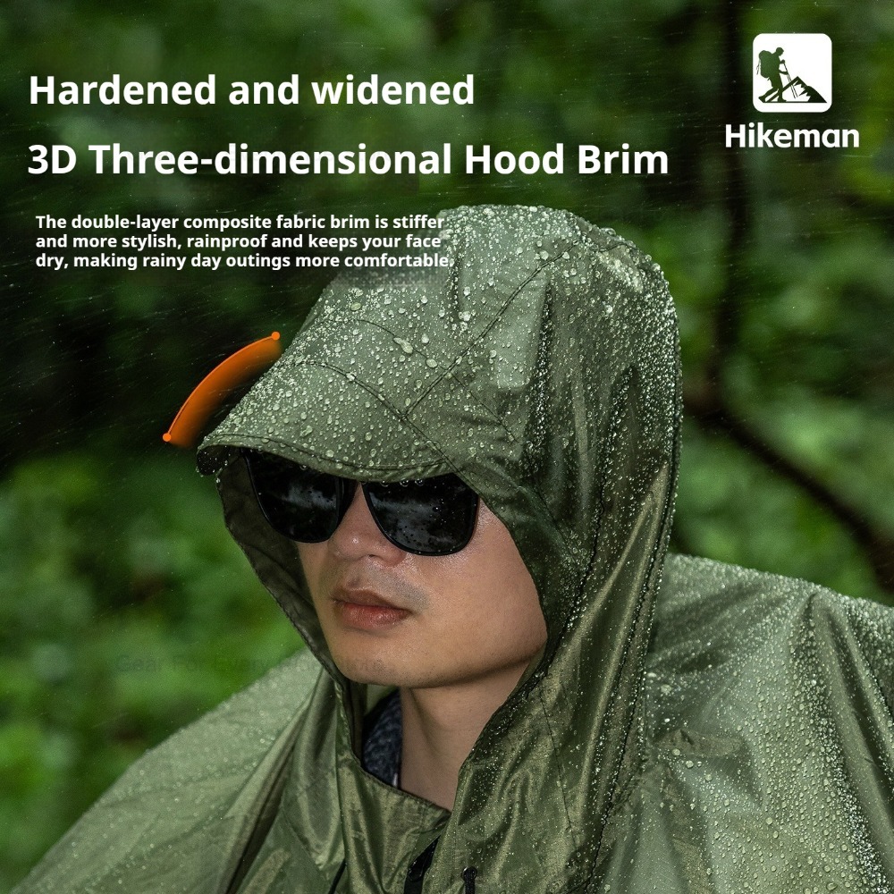 超軽量ジッパーレインコート 210T ポリエステル 防水レイ - Camping Rain Poncho のレビューと価格