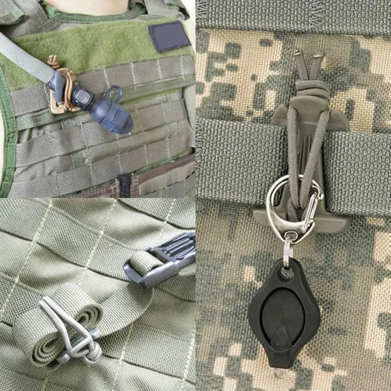 5/10 個アウトドアバックパックバックルクリップナイロンキ - Outdoor Camping Essential Gear のレビューと価格