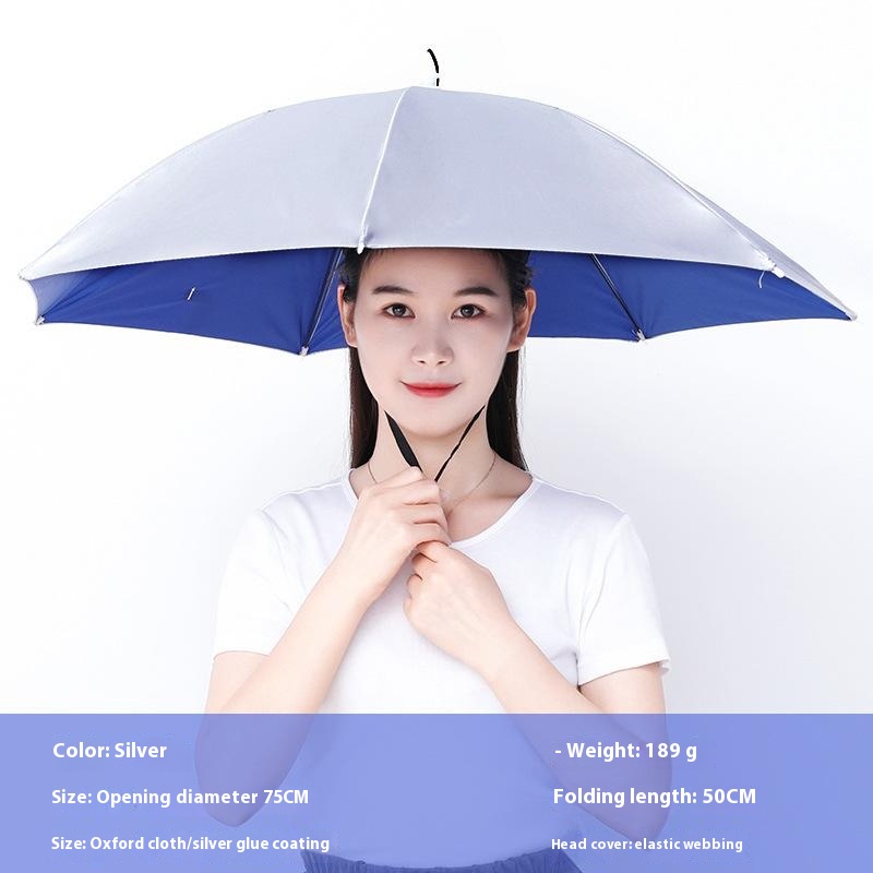 ポータブル釣り傘帽子 雨よけ＆日よけ アウトドアキャンプ用ヘ - Outdoor Camping Umbrella のレビューと価格
