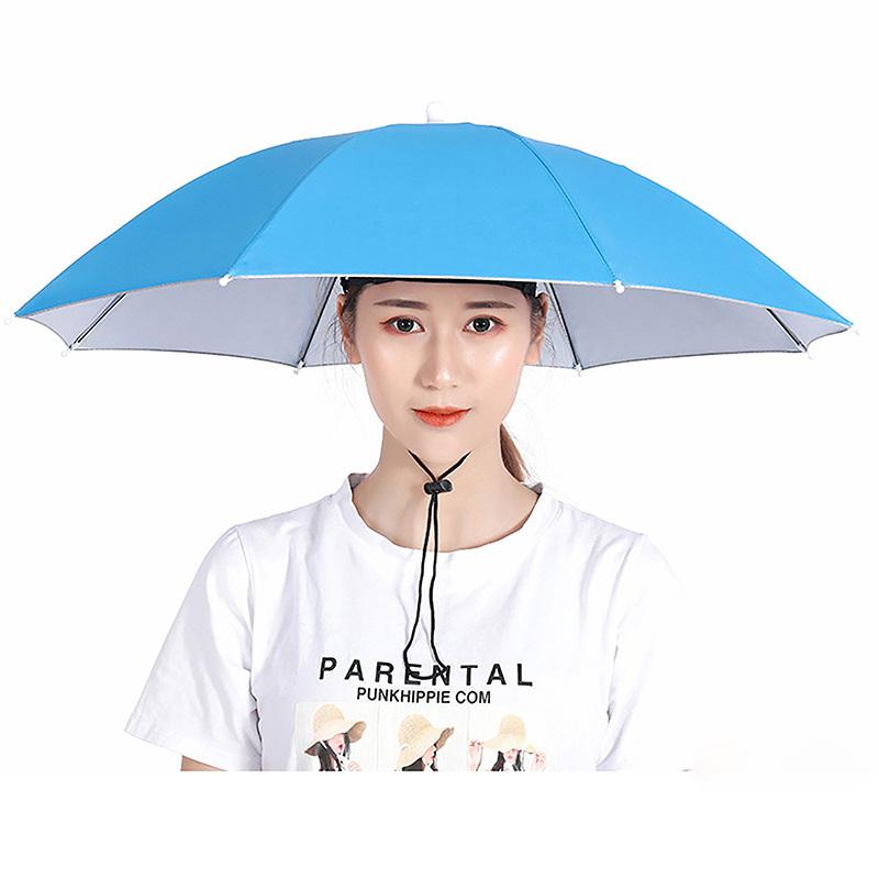 ポータブル釣り傘帽子 雨よけ＆日よけ アウトドアキャンプ用ヘ - Outdoor Camping Umbrella のレビューと価格