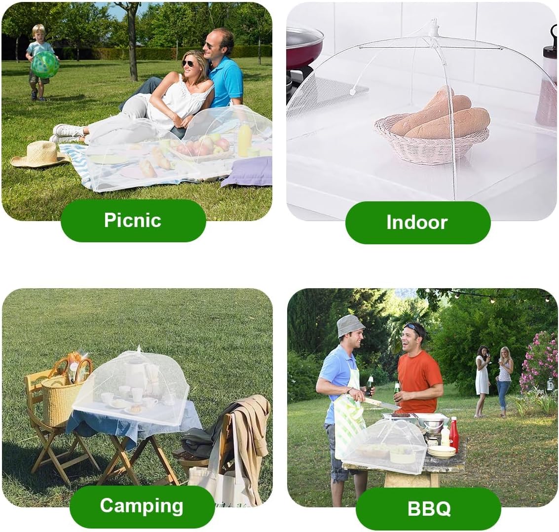 (6個セット) メッシュフードカバー テント傘 屋外ピクニッ - Outdoor Camping Umbrella のレビューと価格