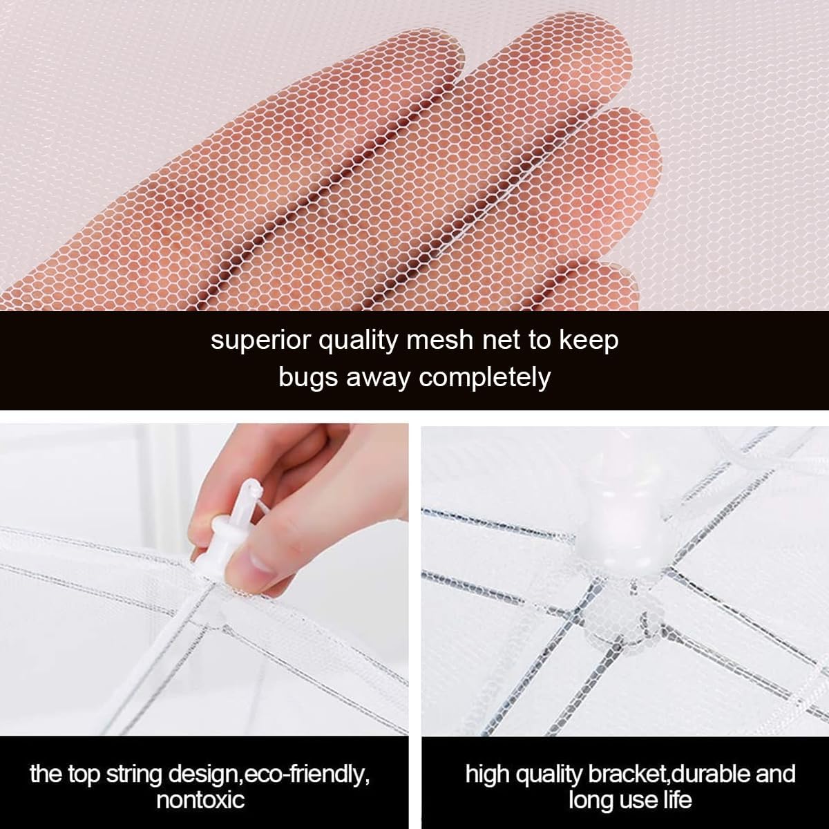 (6個セット) メッシュフードカバー テント傘 屋外ピクニッ - Outdoor Camping Umbrella のレビューと価格