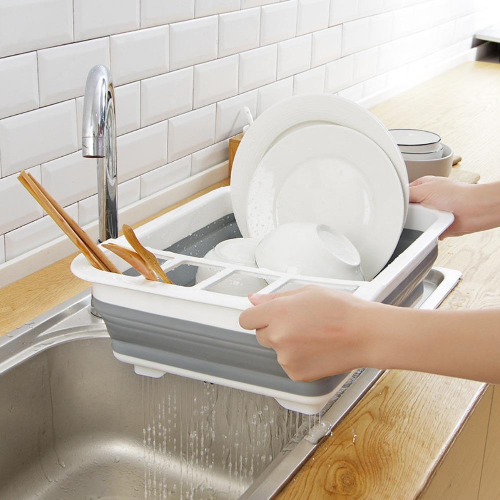 折りたたみ式食器乾燥ラック、食器整理棚、シンク乾燥ラック、ポ - Outdoor Camping Sink のレビューと価格