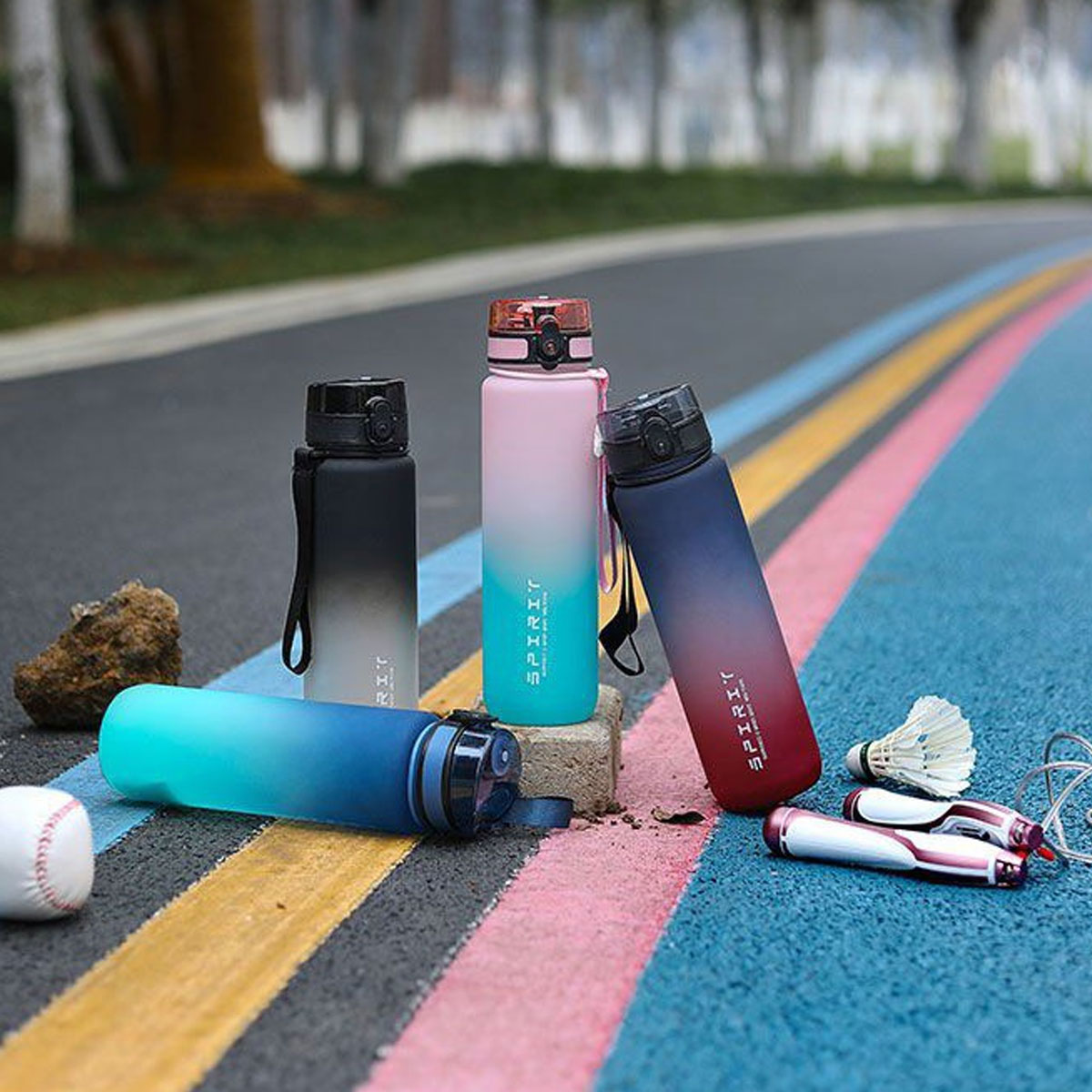 グラデーションウォーターボトル - 1000ml/600ml - Outdoor Camping Direct のレビューと価格