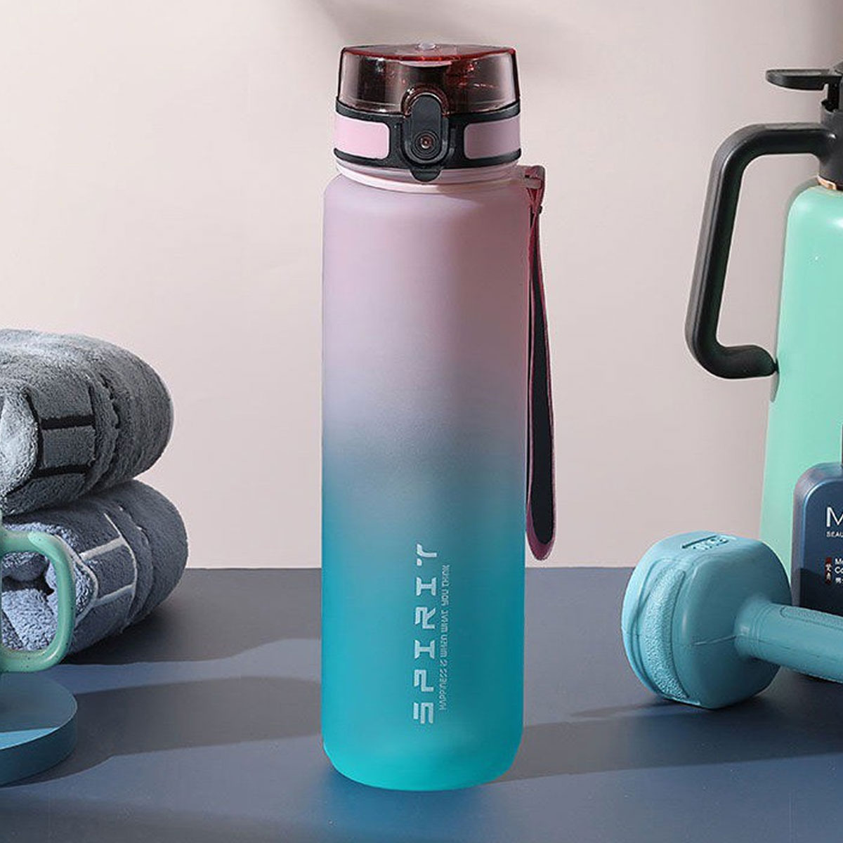 グラデーションウォーターボトル - 1000ml/600ml - Outdoor Camping Direct のレビューと価格