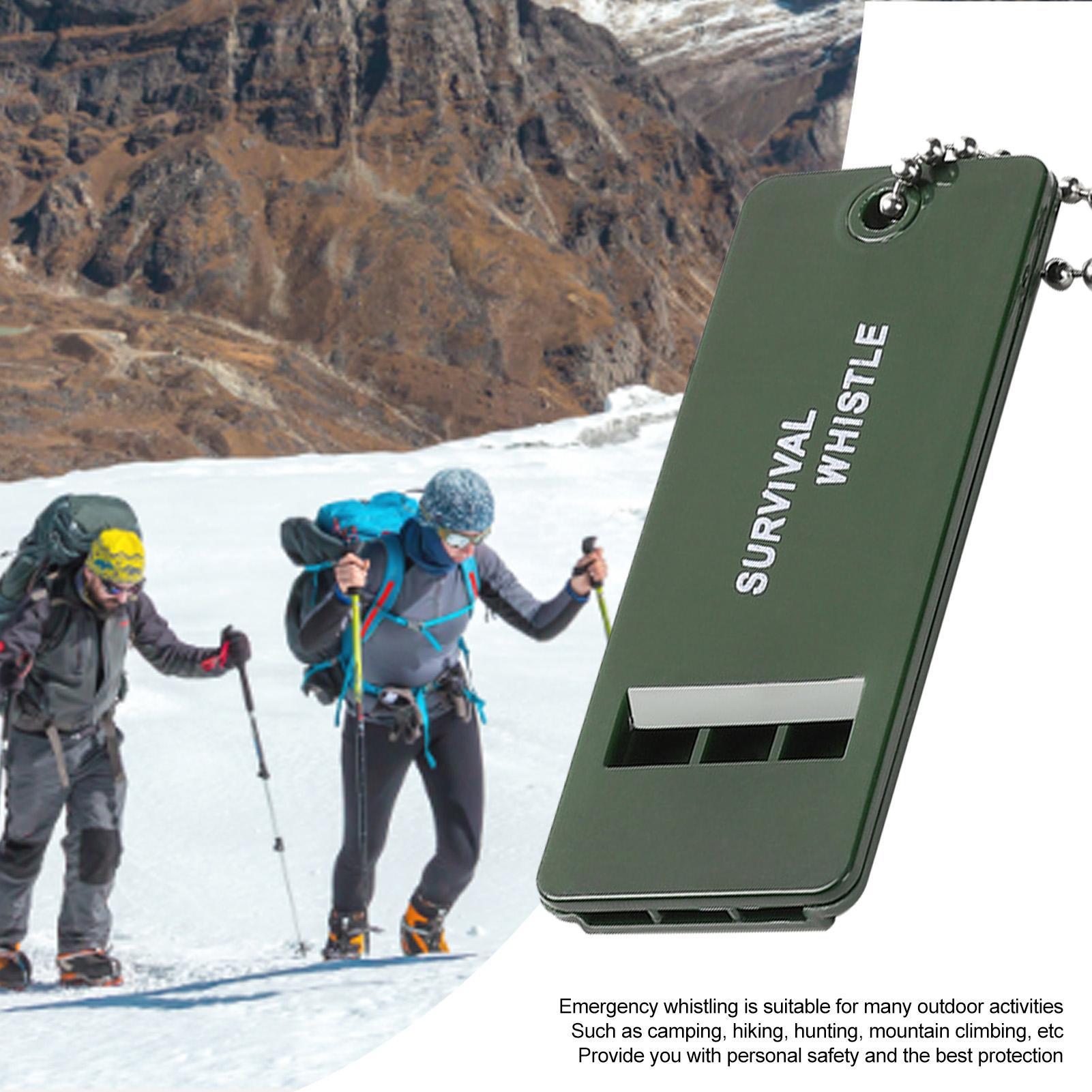 1 個 3 周波数ホイッスル高デシベルサバイバルホイッスル屋 - Outdoor Camping Essential Gear のレビューと価格