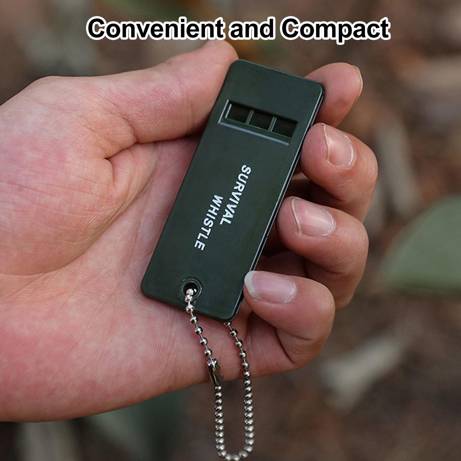 1 個 3 周波数ホイッスル高デシベルサバイバルホイッスル屋 - Outdoor Camping Essential Gear のレビューと価格