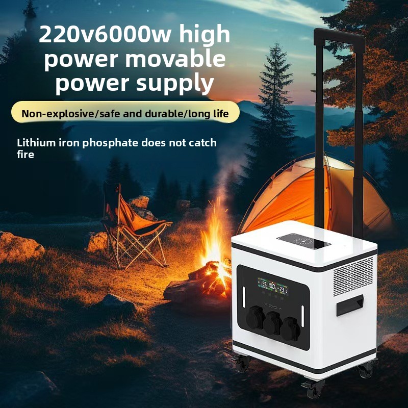 リチウムイオン電池屋外モバイル電源220v大容量ポータブルハ - Battery Outdoor Camping のレビューと価格