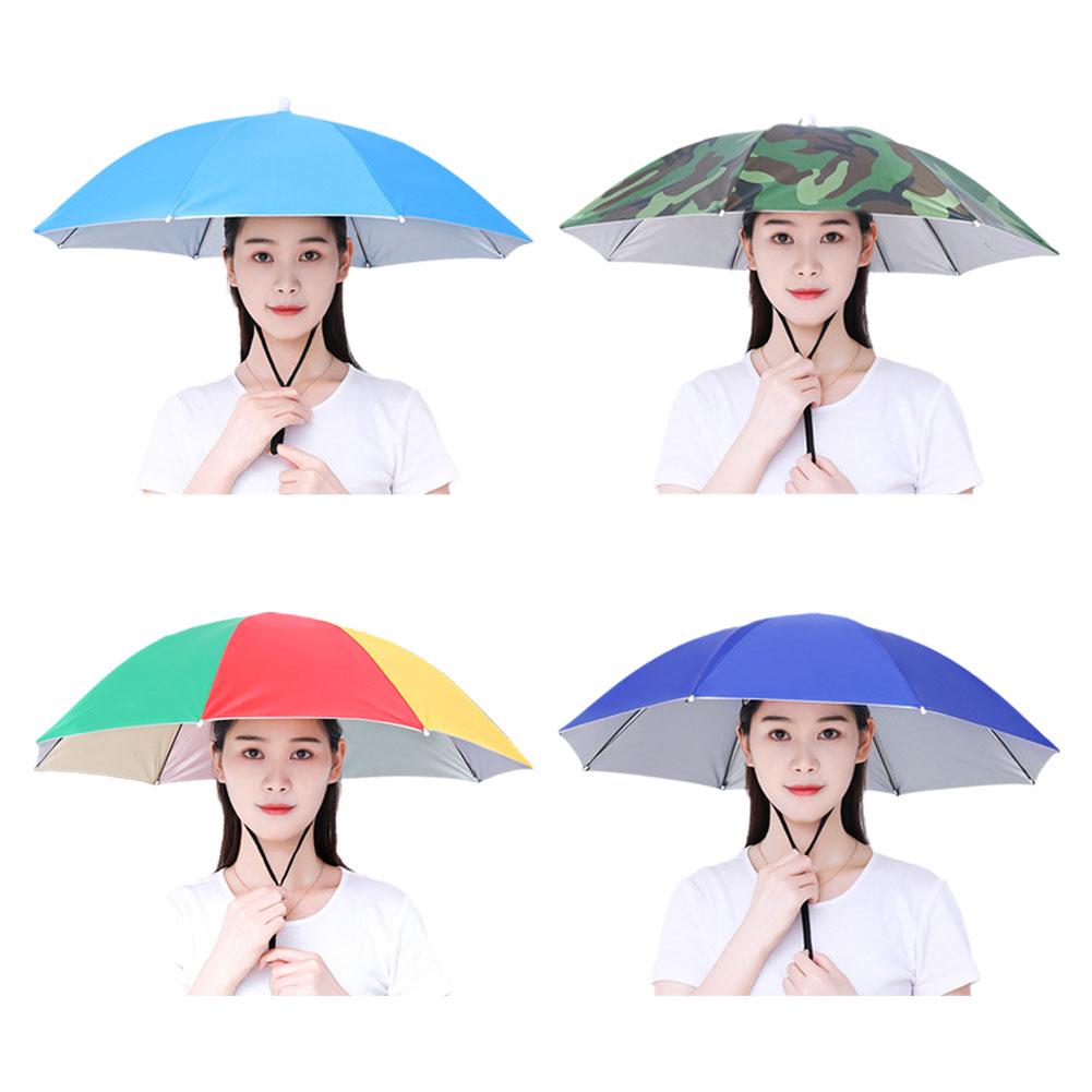 傘付きのポータブルで折りたたみ可能なフィッシングハット,キャ - Outdoor Camping Umbrella のレビューと価格