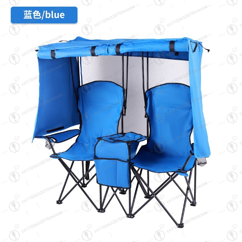 アウトドアキャンプレジャーダブル折りたたみ椅子釣りビーチチェ - Outdoor Camping Folding Chairs のレビューと価格