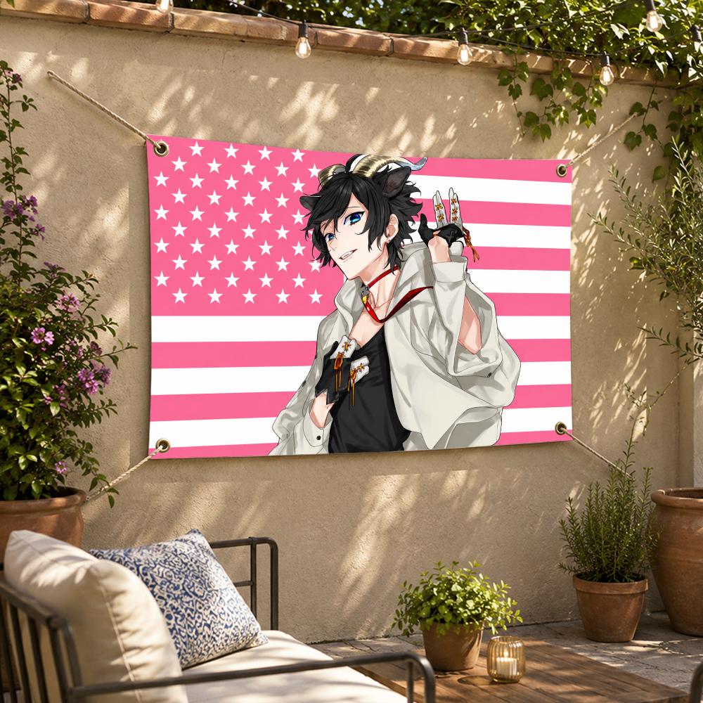 ロマンスアニメ「I-Izumi Miyamura」の装飾旗バ - Outdoor Camping Anime のレビューと価格