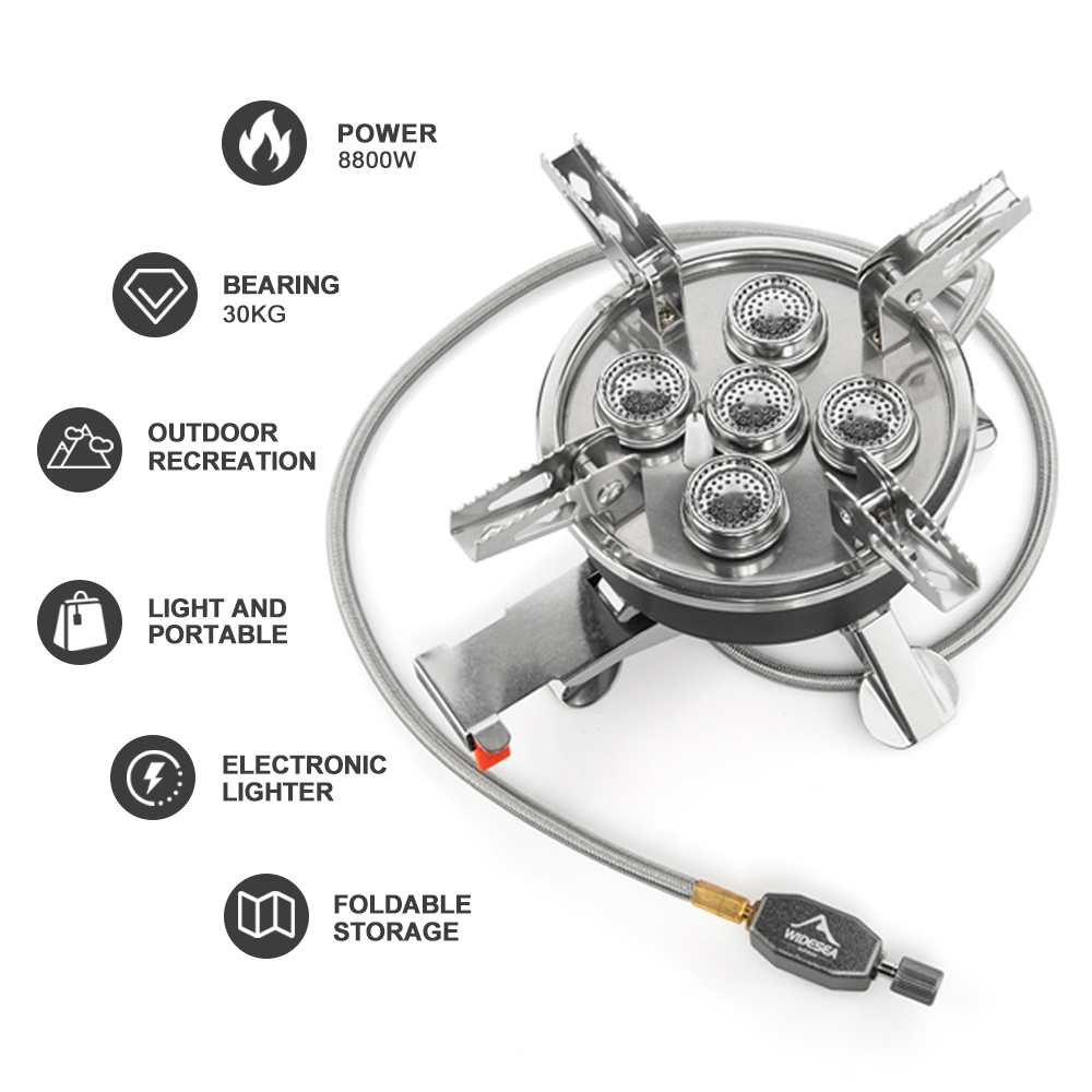 Widesea キャンプ 5in1 ガスストーブ屋外ビッグパ - Outdoor Camping Sink のレビューと価格