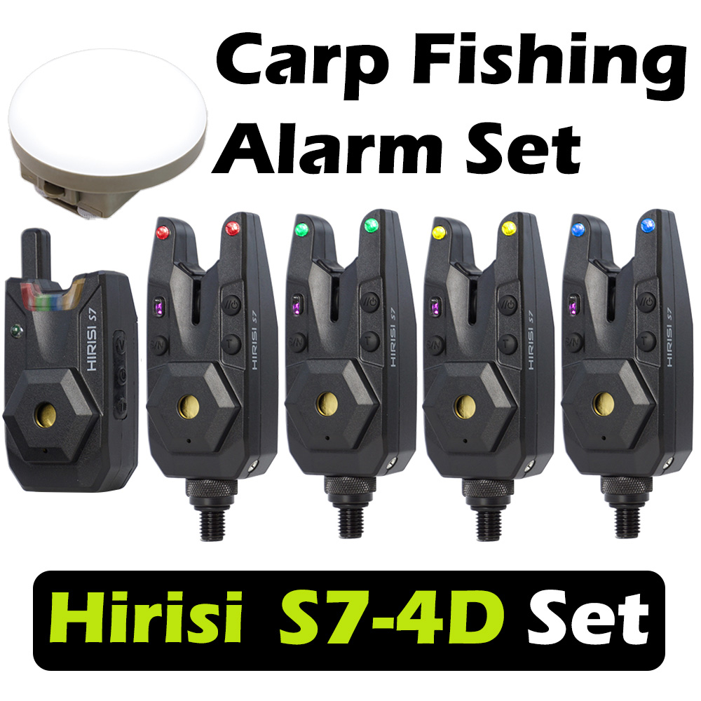 Hirisi S7-4D ワイヤレス鯉釣りバイトアラームセッ - Outdoor Camping Glamping Share のレビューと価格