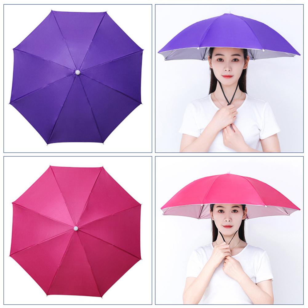 2026年新型ヘッドマウント傘 折りたたみ式 防水UVカット - Outdoor Camping Umbrella のレビューと価格