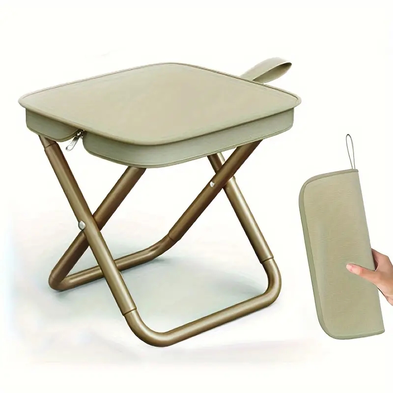 屋外折りたたみ筆箱小さなスツールポケットスツールポータブル釣 - Outdoor Camping Folding Chairs のレビューと価格