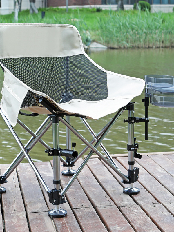 ポータブル折りたたみ式ムーンフィッシングチェア中空デザインア - Outdoor Camping Gear Brands のレビューと価格