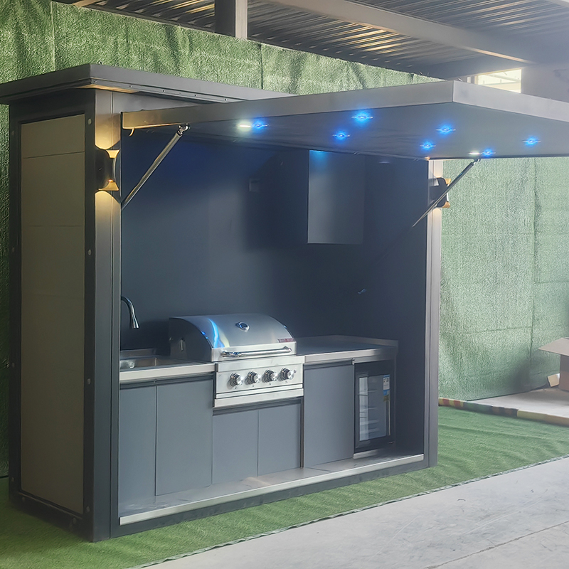 ポータブル屋外キッチンポッド 防水 全天候型調理ステーション - Outdoor Camping Kitchen Setup のレビューと価格