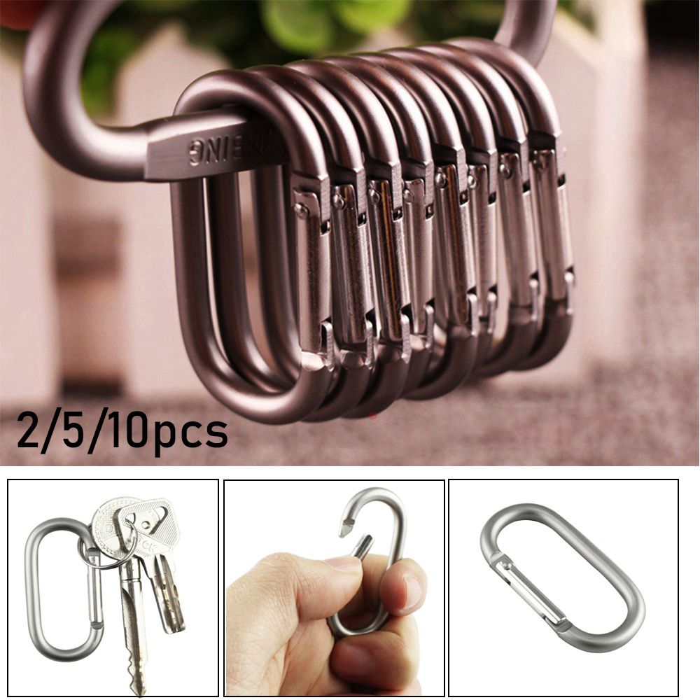 カラビナアルミニウム合金カラビナ、キャンプ用品、サバイバル機 - Outdoor Camping Essential Gear のレビューと価格