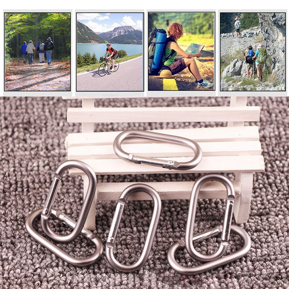 カラビナアルミニウム合金カラビナ、キャンプ用品、サバイバル機 - Outdoor Camping Essential Gear のレビューと価格