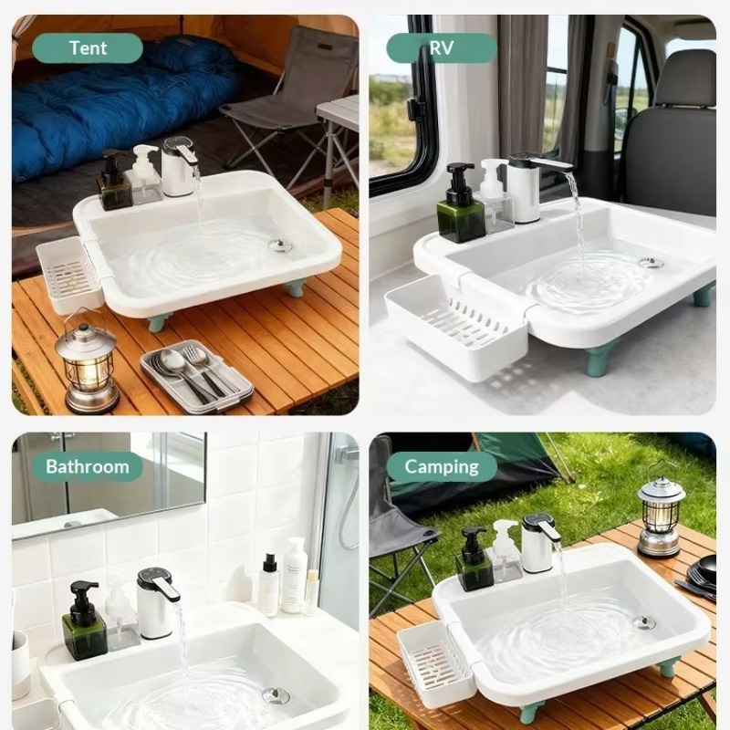 アウトドア用品 シンク キャンプ用洗面器 設備 アウトドア  - Outdoor Camping Sink のレビューと価格