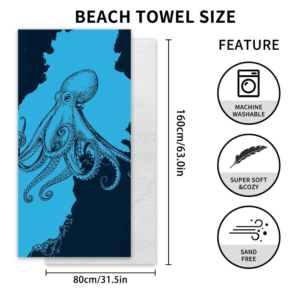 神秘的なパターンのビーチタオル 80x160CM フィットネ - Outdoor Camping Blanket のレビューと価格