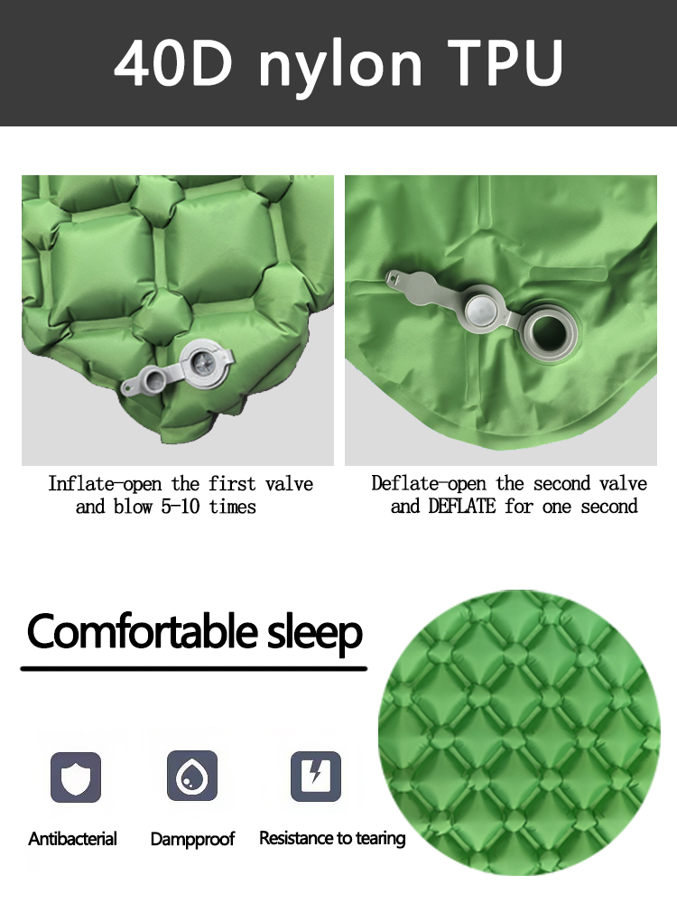 キャンプ用インフレータブルマットレス テント用折りたたみキャ - Outdoor Camping Blanket のレビューと価格